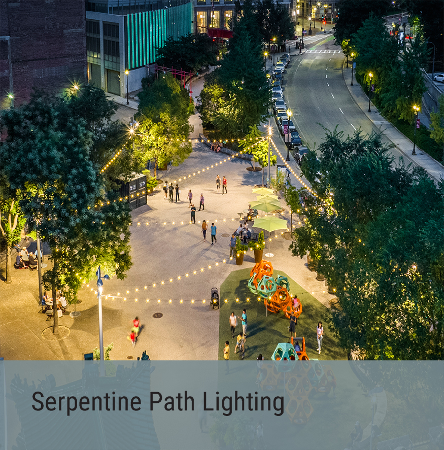 Outdoor Space Project - Serpentine Path Lighting