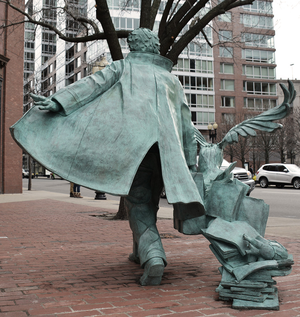 Poe Returning to Boston Statue