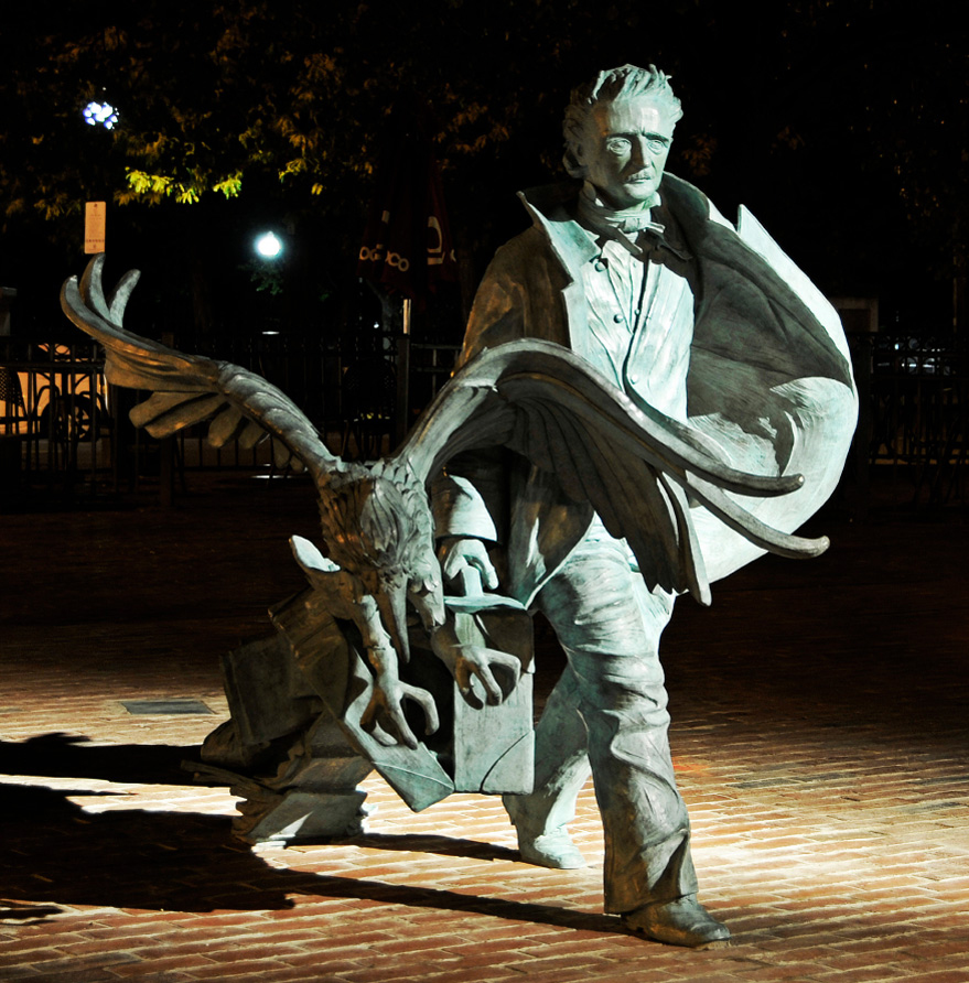 Public Art Project - Poe Returning to Boston Statue